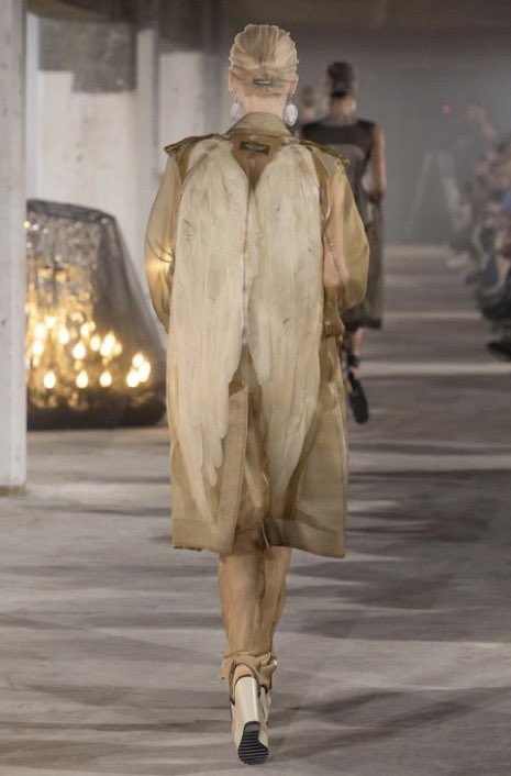 Undercover SS2024 - sheer organza layering